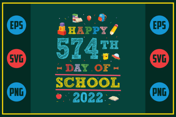 Happy 574th Day of School: Graphics for Crafts