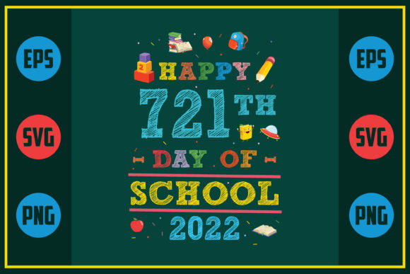 Happy 721th Day Graphics for Crafts